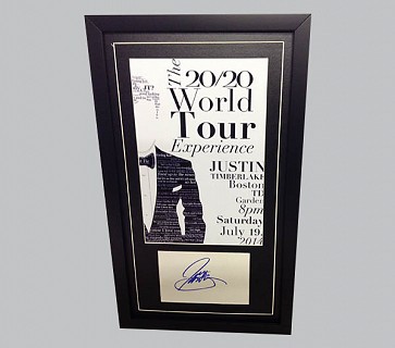 Justin Timberlake Signed Music Memorabilia