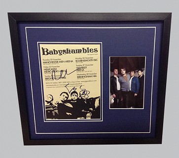 Babyshambles Signed Concert Flyer + Colour Photo