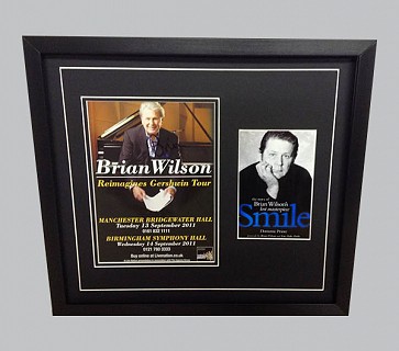 Brian Wilson Signed Concert Poster + Colour Poster