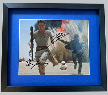 Star Wars "The Force Awakens" Signed Colour Photo