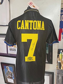 Eric Cantona Man United (1995) Signed Football Shirt