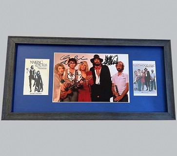Fleetwood Mac Signed Colour Photo + 2 Posters