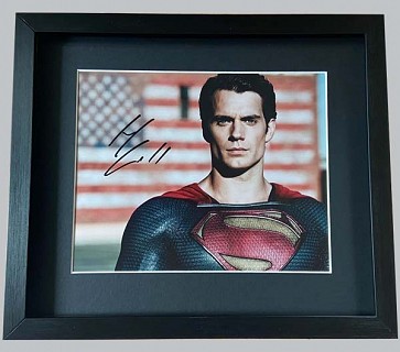 Superman Colour Photo Signed by Henry Cavill