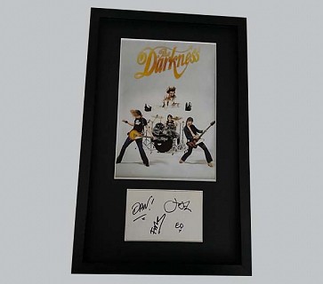 The Darkness Signed Postcard + Colour Poster