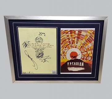 Kasabian Signed Rock Music Memorabilia