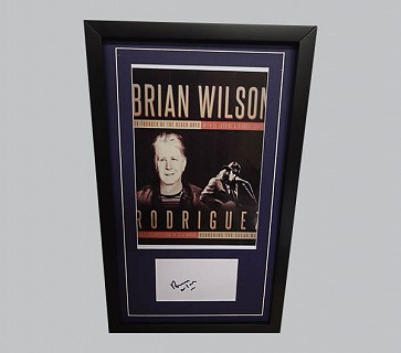 Brian Wilson Signed Music Memorabilia
