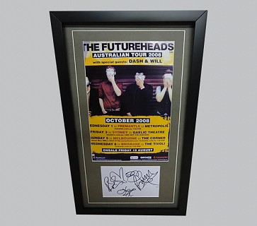 The Futureheads Signed Rock Memorabilia