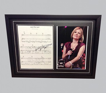 Dido "See The Sun" Signed Song Sheet