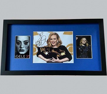 Adele Signed Colour Photo + Poster & Photo