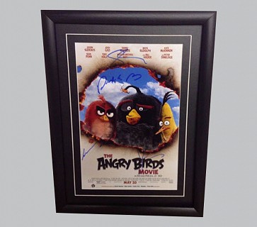 Angry Birds Signed Movie Poster