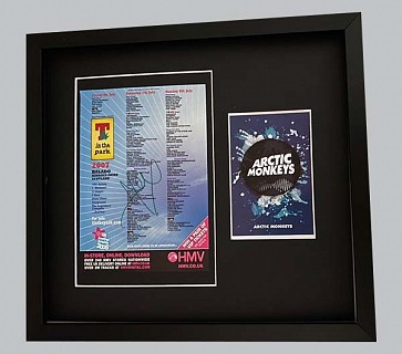 Arctic Monkeys "T in the Park" Concert Poster Signed by Alex Turner + Colour Poster