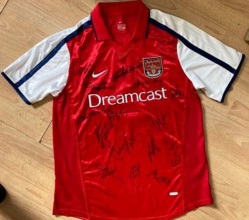 Arsenal "Invincibles" Multi-Player Signed Football Shirt