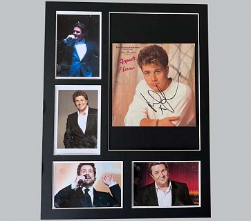Michael Ball "Aspects of Love" Signed 7" Record Sleeve + 7" Record & 4 Colour Photos