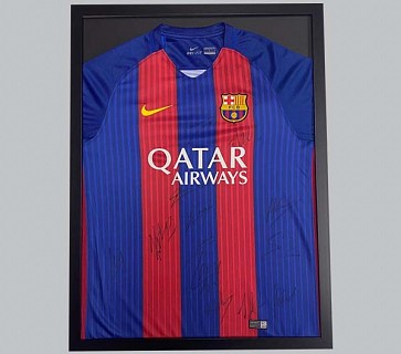 Barcelona FC Multi-Player Signed Football Shirt