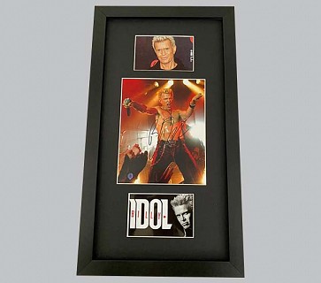 Billy Idol Signed Concert Photo + Photo & Postcard