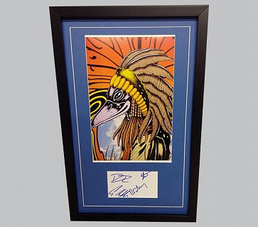 The Black Crowes Signed Postcard + Colour Poster