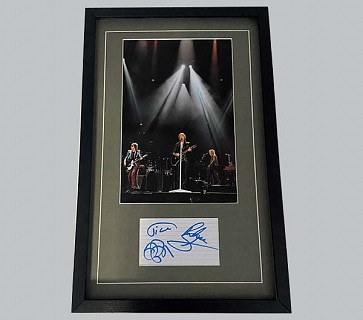 Bon Jovi Signed Postcard + Colour Concert Photo