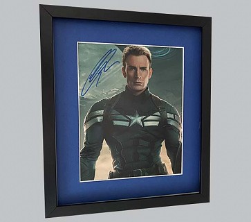 Captain America Colour Photo Signed by Chris Evans