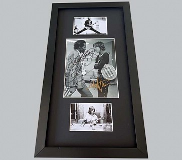 Chuck Berry & Mick Jagger Signed Black & White Photo + 2 Photos