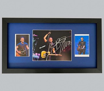 Bruce Springsteen Signed Colour Concert Photo & 2 Concert Photos