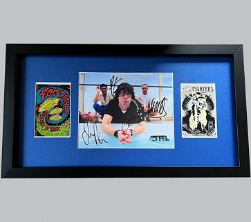 Foo Fighters Signed Colour Photo + 2 Concert Posters