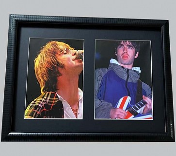 Oasis Photos - 1 x Signed by Liam + 1 x Signed by Noel