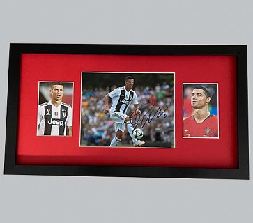 Ronaldo Signed Juventus FC Colour Photo + 2 Photos