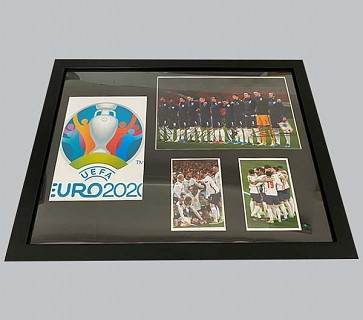 England EURO 2020 Multi-Signed Photo + Poster & 2 Photos