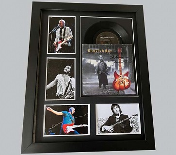 Pete Townshend "English Boy" Signed 7" Record Sleeve + 7" Record & 4 Photos