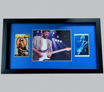 Eric Clapton Signed Concert Photo + Poster & Photo