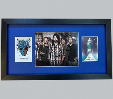 Foo Fighters Signed Colour Photo + 2 Concert Posters