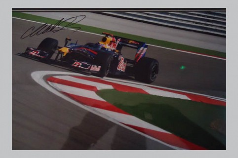 Mark Webber Formula One Memorabilia