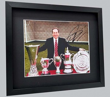 Gerard Houllier Signed Liverpool FC Colour Photo