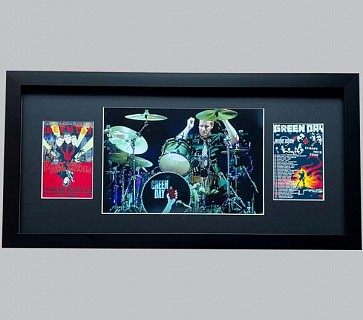 Green Day Concert Photo Signed by Tre Cool + 2 Colour Posters