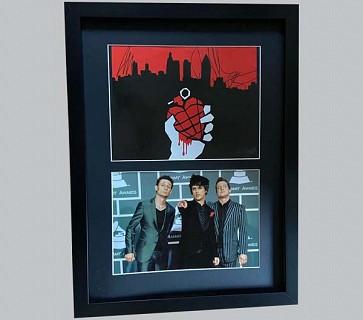 Green Day Signed Colour Poster + Colour Photo