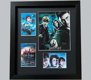 Harry Potter Multi-Cast Signed Poster + 3 Colour Postcards