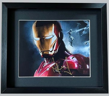 Iron Man Colour Poster Signed by Robert Downey Jnr