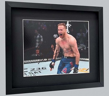 Justin Gaethje (UFC) Signed Colour Photo