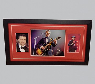 Justin Timberlake Signed Concert Photo + 2 Colour Photos