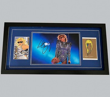 Lady GaGa Signed Concert Photo + 2 Colour Posters