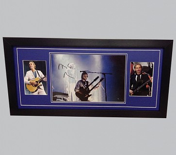 Mike Rutherford Signed Concert Photo + 2 Colour Concert Photos