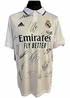 Real Madrid Multi-Player Signed Football Shirt
