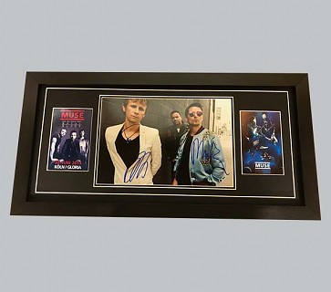 Muse Signed Colour Photo + 2 Posters