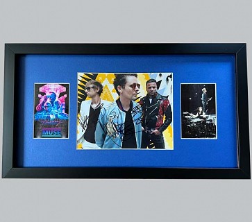 Muse Signed Colour Photo + Poster & Photo