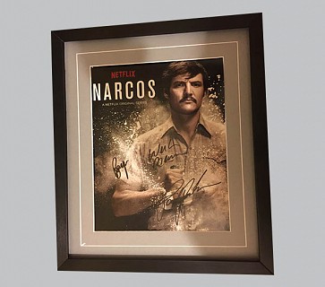 Narcos Signed Colour TV Poster