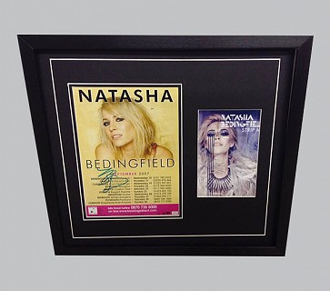 Natasha Bedingfield Signed Colour Poster + Poster