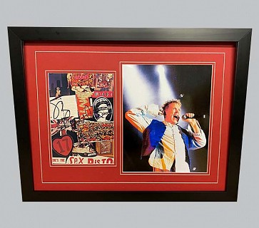 Johnny Rotten "Here's The Sex Pistols" Signed Poster + Concert Photo