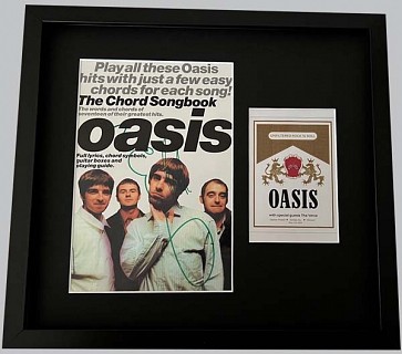 Oasis Poster Signed by Liam & Noel + Concert Poster