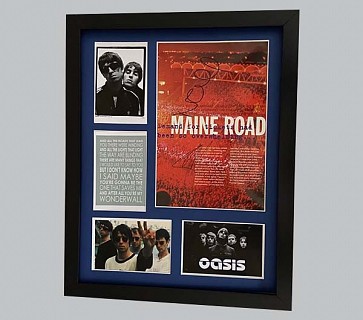 Oasis Signed Poster + 3 Photos & Postcard