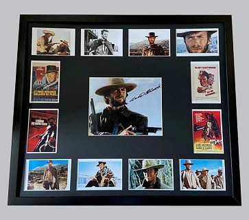 Clint Eastwood "Outlaw Josey Wales" Signed Photo + 4 Postcards & 8 Photos